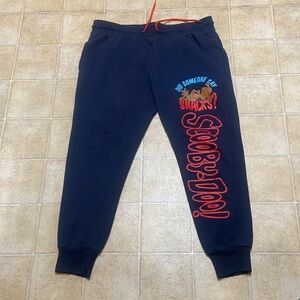 Scooby-Doo Women’s Sweatpants in Navy Blue Size XL